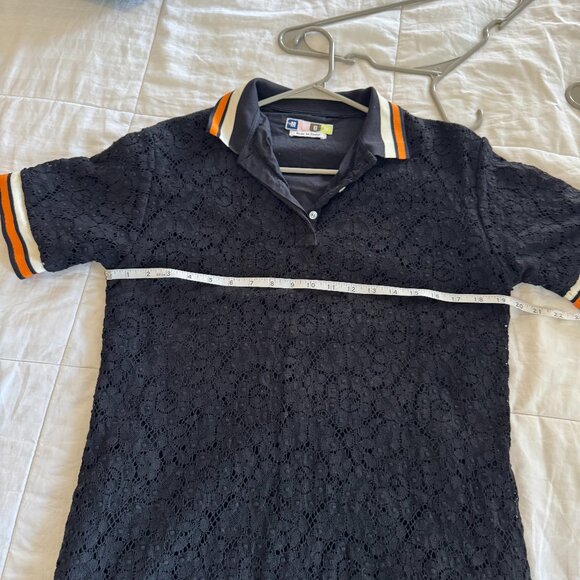 MSGM Polo Collar Lace Dress - Picture 7 of 7